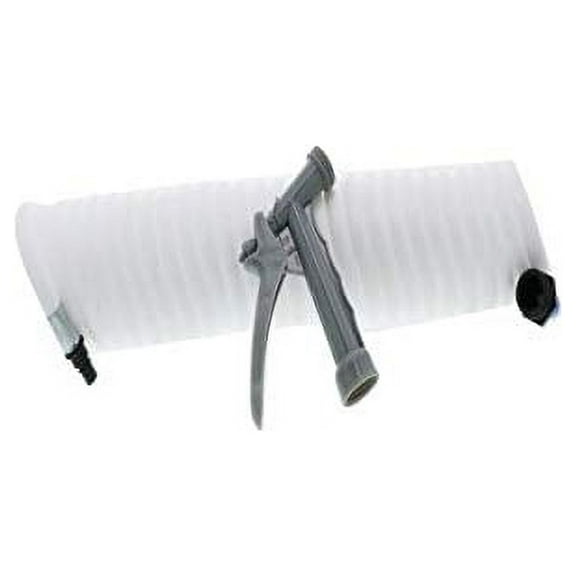 SeaTech SC25203W Supercoil Hose 25 White with Speed-Tap Hose Adaptor