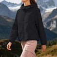 thumbnail image 4 of DYTTDG Women's Lightweight Windproof Hooded Jacket, Full Zip Loose Fit Casual Windbreaker for Hiking, Outdoor and Daily Wear, 4 of 8