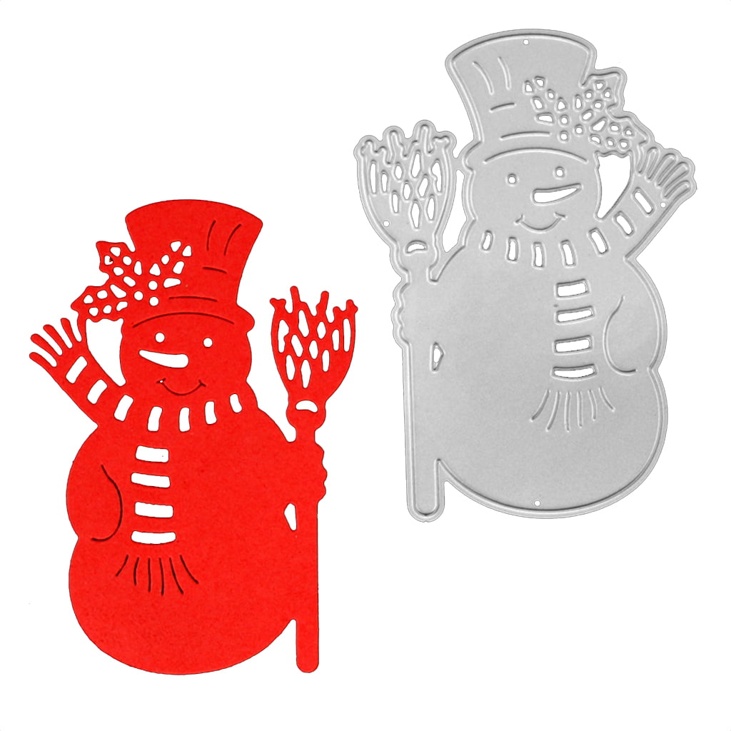Christmas Snowman Metal Cutting Dies Stencil Scrapbooking Embossing Card Making 