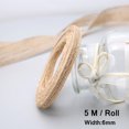 thumbnail image 1 of Rollos de arpillera de yute Vintage, cinta de arpillera con encaje, decoración de boda, fiesta de año nuevo 2022, envoltura de caja de regalo artesanal, 10 m/rollo, 1 of 4