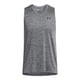 thumbnail image 1 of Camiseta sin mangas Under Armour Tech para hombre Castlerock/Black Talla LT, 1 of 2