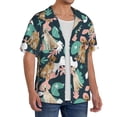 thumbnail image 2 of Fotbe Labrador Retriever Dog Camisa Estampada de Manga Corta para Hombre, Casual de Verano, Estilo Playero, Sin Arrugas-Medium, 2 of 5