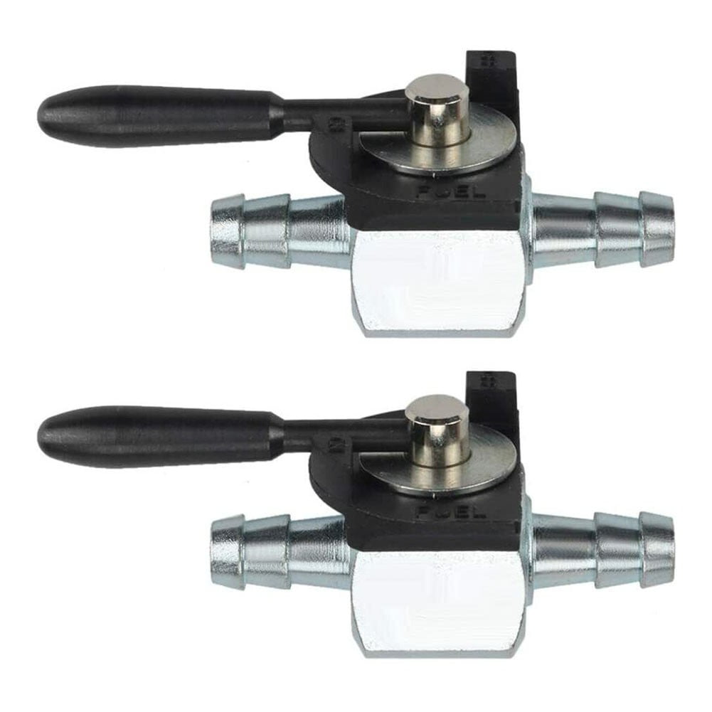2X 1/4" Heavy Duty Fuel Gas ShutOff Valve Steel InLine CutOff Atv
