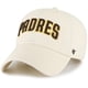 thumbnail image 1 of 47 Brand MLB Natural Primary Logo Clean Up Gorra de béisbol ajustable Gorra para adulto Talla única - San Diego Padres Natural, 1 of 3