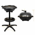 Costway Electric BBQ Grill with Stand, 1350W, Nonstick, 4 Temperature