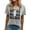 Light Gray, variant on Essentials Womens Tees Tops Basic Shirts Printed Round Neck Solid Color Short Sleeved Fall Winter Clothes