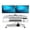 White, variant on VersaDesk PowerPro Elite Corner Electric Standing Desk Converter, Programmable Height Adjustment, USB Charging Port, Mobile App Control – Black / 36" x 31"