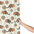 Fabric Shower Curtains for Bathroom Colorful Armadillos1 60x72In