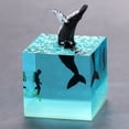 thumbnail image 4 of Adorno De Cubo De Ballena Marina Artesanía luminosa de ballena con luz, cubo de luz nocturna para buzo de ballena, decoración de la habitación del hogar de 5cm, 4 of 7