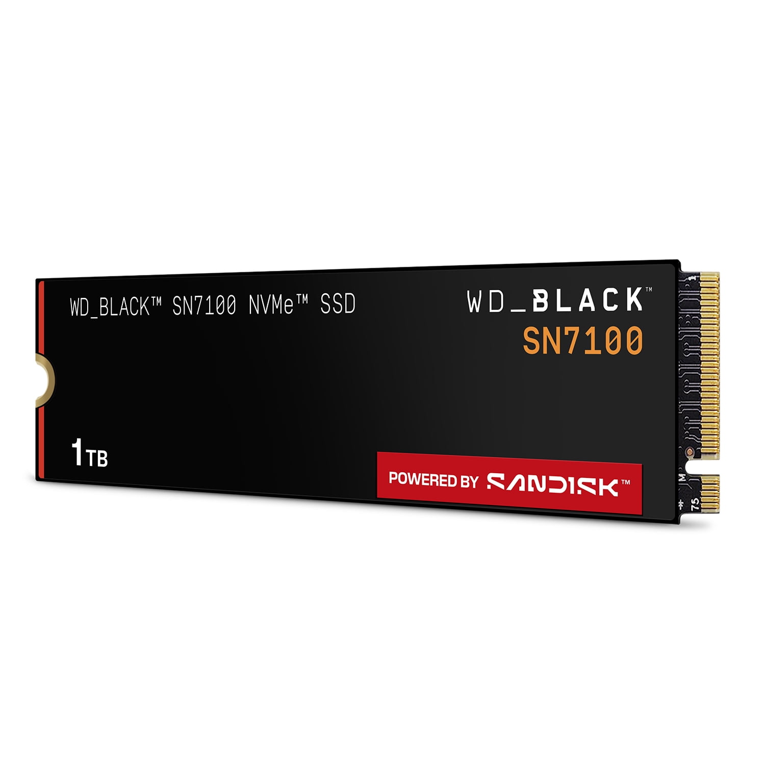 新品未開封 WD_BLACK SN7100 1TB NVMe M.2 Gen4 WD_BLACK 1TB SN7100 NVMe Internal SSD Powered by Sandisk - PCIe