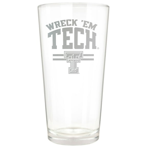 Texas Tech Red Raiders Etched 16oz. Rally Cry Pint Glass