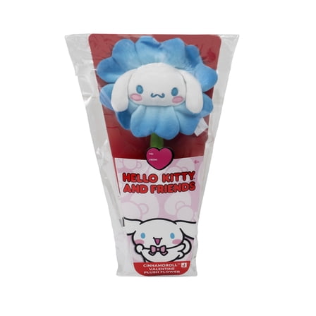 Hello Kitty® and Friends 14-inch Plush Flower - Cinnamoroll™ Ombre Blue with Bendable Stems
