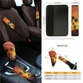 thumbnail image 4 of Yuyamidu Orange Sunset Car Seat Covers Full Set with Steering Wheel Cover Coconut Tree Seat Belt Pads Armrest Cover Handbrake Cover Set Trash Bag Auto Rear View Mirror Covers Cup Holders, 14 PCS, 4 of 7