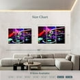 thumbnail image 4 of Elephant Stock Dj Equipment Wall Art - Horizontal Multi Panel Canvas - Living Room Wall Decor - Music Multi Panel - Black And Purple Decor - 74" x 48", 4 of 8