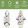 thumbnail image 6 of Cauagu Rose Flowers Pattern Winter Pet Hoodie Sweatshirts- Dog Hoodie Sweater with Leash Hole - Cute Dog Hoodie - Pet Clothes Puppy Cat Custume -X-Small, 6 of 8