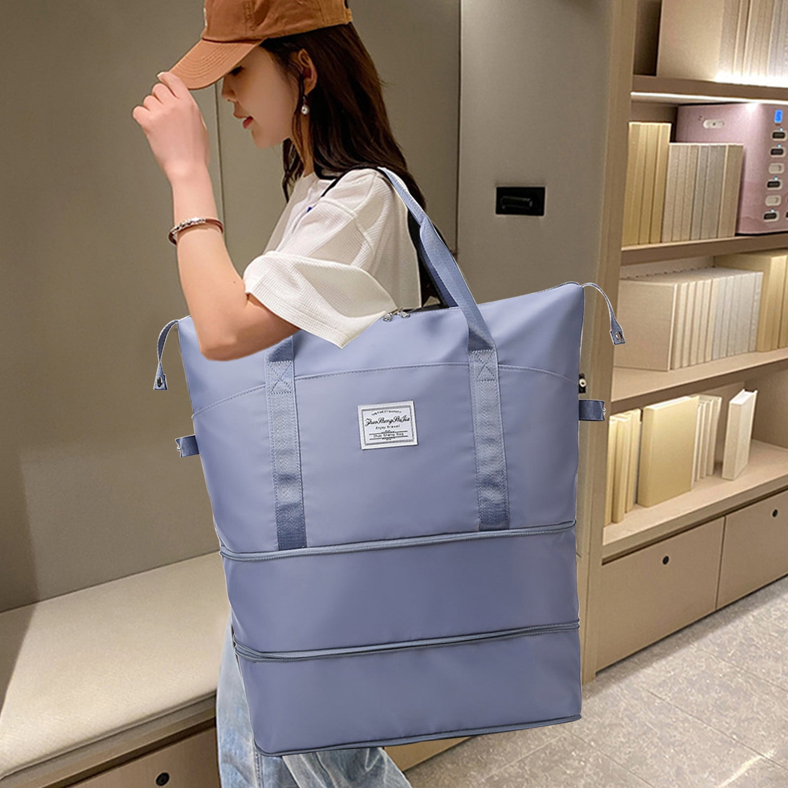 Fnochy Clearance Expandable Gym Bags, Duffle Bags For Sports And