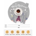 thumbnail image 6 of 15 Inch Round Placemats Set of 4, Christmas Grey Non Slip Heat Insulation PP Table Mats, Cute Gnomes Xmas Winter Snowflakes Washable Place Mats for Kitchen Dining Party Table Decor, 6 of 7