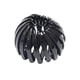 thumbnail image 3 of Pinzas para el cabello Seitruly mujer moño expansible estilo coreano negro, 3 of 6