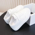 thumbnail image 4 of HUANBAI Breathable Barefoot Sneakers For Kids Flexible Sole Wide Toe Lightweight Athletic Shoes For Boys And Girls ,(15-18 Months White) Size ,7, 4 of 4