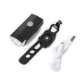 thumbnail image 2 of Faro de bicicleta Carga USB Batería de larga duración A prueba de agua Bicicleta de montaña Seguridad de conducción nocturna-negro, 2 of 5
