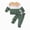 outfits001-Brown, variant on NOLDARES Fall Winter Set for Toddler Boys Long Sleeve Graphic Crewneck Sweatshirt Elastic Waist Joggers 2Pcs Warm Outfits Clothes Size:0-6 M,Brown