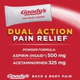 thumbnail image 4 of Goody's Back and Body Pain Relief Powder, Body Aches & Pains Relief, 24 Powder Sticks, 4 of 15