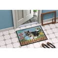 thumbnail image 4 of Carolines Treasures CK1231JMAT American Akita Spring Door Mat Indoor Rug or Outdoor Welcome Mat 24x36 Doormat  36"L x, 4 of 4