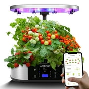 Emorefun 12 Pods Indoor Garden Kit with LED Grow Light, 3 Modes Smart WiFi Hydroponics Growing System, APP Control & Height Adjustable