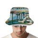 thumbnail image 4 of Donde Viven los Monstruos Sombrero bucket para adultos, gorra de protección solar, sombrero de pescador plegable para viajes al aire libre, pesca y actividades de verano, 4 of 6
