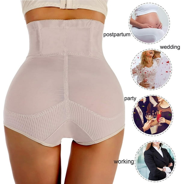 Thong Panty Shaper High Waist Tummy Control Panties Slimming Underwear  Waist Trainer Shaping Briefs Butt Lifter Shapewear for Women 