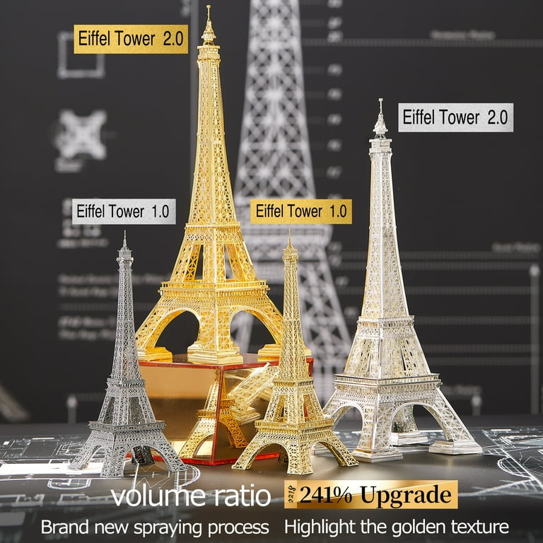 Piececool 3D Metal Puzzles Eiffel Tower Model Kits Building Piececool 3D Metal Puzzles Eiffel Tower Model Kits Building