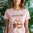 thumbnail image 5 of Christmas Vibes Santa T-Shirt | Cute Holiday Graphic Tee for Family, Maroon, Size S, 5 of 6