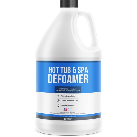 Antiespumante para bañera de hidromasaje Essential Values, 3,8 L, transparente, de acción rápida, spa