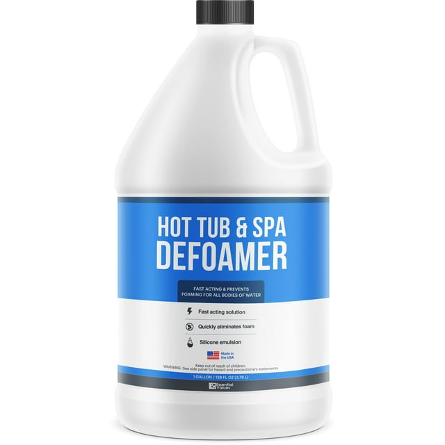 Antiespumante para bañera de hidromasaje Essential Values, 3,8 L, transparente, de acción rápida, spa