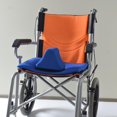 thumbnail image 3 of Wswqop Wheelchairs Seat Cushion Mat with Straps with Straps High Density Foam Blue, 3 of 9