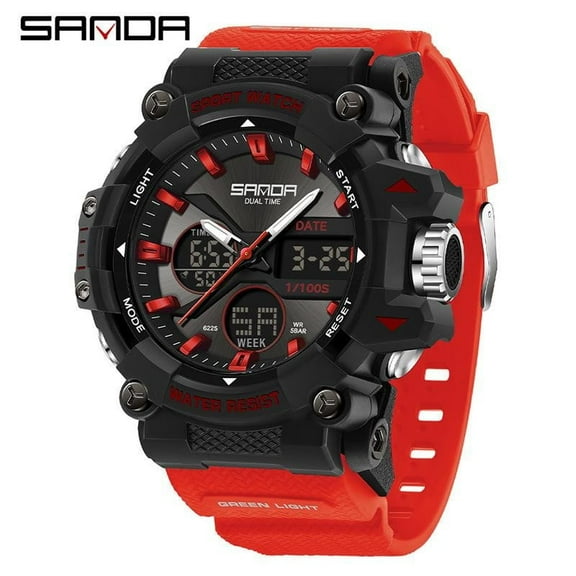 Explojoy Teen Sport Digital Watch – Waterproof Dual Display, Chronograph, Multifunctional Electronic Design