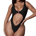 thumbnail image 1 of Gibobby Batas de baño mujeres spa Mujeres 1 pieza WebbingTank Trajes fruncidos Vintage Up Entrenamiento atlético Traje de baño Baño Deporte Control Traje(Negro,M), 1 of 5