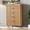 Brown, variant on EastVita 5 Drawer Dresser - White Dresser for Bedroom - 47.9inch Tall Dressers Chest of Drawers - Wood Tall Dressers with Metal Handle for Closet/Living Room/Entryway - Black
