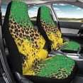 thumbnail image 4 of XYZCANDO Leopard Diagonal Pattern Front Seats Protector Soft Anti-Wear Car Front Seat Covers Interior car Front Seats, Waterproof Interior Accessories Truck Sedan, 4 of 10