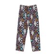 thumbnail image 4 of Fotbe Forest Cute Owl Men's Pajama Pants,Sleepwear Pants,Pj Bottoms Drawstring And Pockets-Medium, 4 of 9