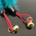 thumbnail image 6 of SPRING PARK Cat Toys Feather Easy to Install Not Easy to Break Cat's Favorite Toy Teaser Bell Interchangeable Feather Head, 6 of 7