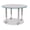 Driftwood/Coastal Blue, variant on Round Activity Table - 36" Diameter, E-height - Driftwood Gray/Gray/Gray