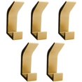 thumbnail image 1 of 5 Piezas Toalla Ganchos de pared Ganchos para ropa Pared de acero inoxidable, inoxidable, ganchos para baño Toilet Toalla titular cocina Oficina, 1 of 5