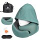 thumbnail image 1 of Almohada de viaje Vzpeun con capucha y espuma viscoelástica, con antifaz, 1 of 7