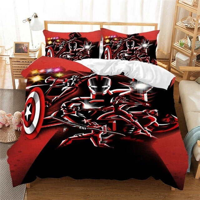 Queen size marvel bedding hot sale