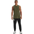 thumbnail image 2 of Under Armour Men's Left Chest Cut Off Tank Top (Marine Od Green, L), 2 of 3