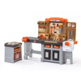 thumbnail image 1 of Atelier pour enfants Step2 Pro Play et Banc d'utilité avec étau à ressort fonctionnel, pièces en Durafoam de bois de jeu, perceuse factice et perceuse à colonne, marteau et scie à main, 1 of 5