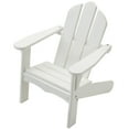 thumbnail image 2 of Little Colorado Knotty Pine Wood Kids Classic Adirondack Chair, White, 2 of 4