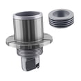 thumbnail image 2 of Tapón de sellado de tubería de drenaje Tapón de drenaje de cocina Práctico Adaptador de fácil instalación Reemplaza el sello de la manguera del tubo Gris, 2 of 8