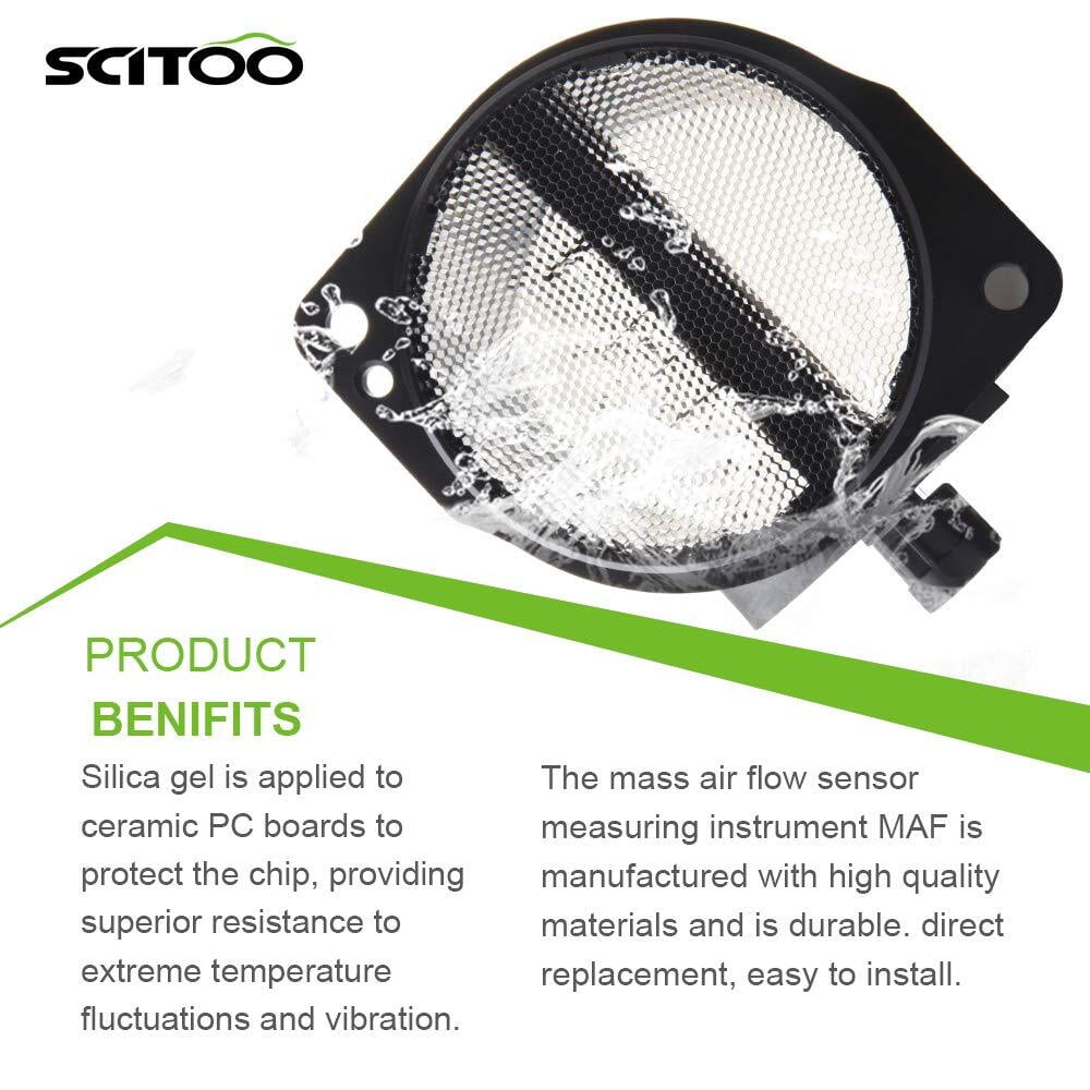 28164 3C100 SCITOO MAF Mass Air Flow Sensor FITS FOR 2010 for Kia Rondo 2.7L,2011-2012 2014 for Kia Sedona 3.5L,2006-2010 for Kia Sedona 3.8L,2008-2009 for Kia Sorento 3.3L